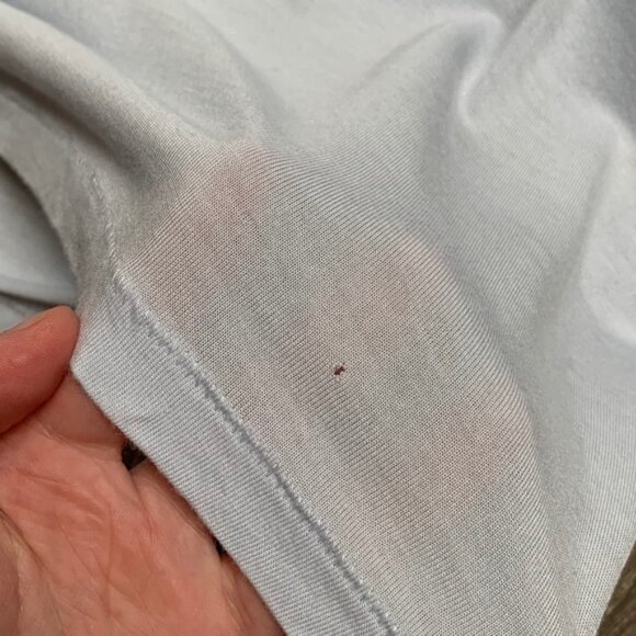 Aritzia Wilfred Free Tee T-Shirt Short Sleeve Relaxed fit Pale Blue Size XXS - Picture 13 of 15